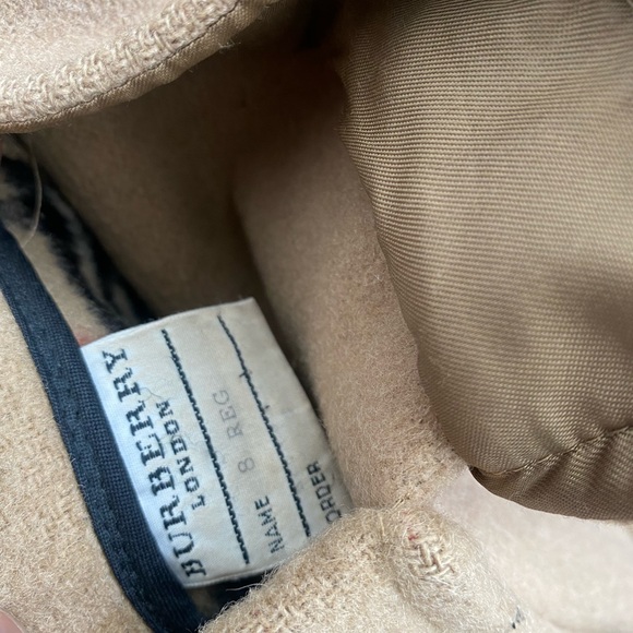 Burberry Blackwell Wool Duffle Coat Camel Beige Women's Size US 8 Reg Nova Check - Picture 12 of 13